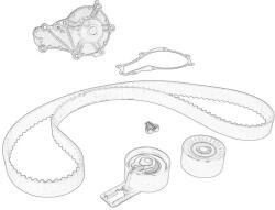 PEUGEOT Set de Distributie (curea + Intinzator + Pompa de Apa) Ds Ds 5 Volvo C30 S40 Ii S60 Ii S80 Ii V40 V50 V60 I V70 Iii (1684448280)