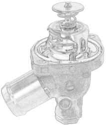 Honda Termostat Sistem Racire (in Carcasa) Honda Civic X 1.0 02.17-12.22 HONDA CIVIC 10 (19310-5AY-H01)