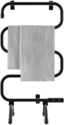 Cecotec Radiator electric pentru prosoape Cecotec ReadyWarm 5000, 100 W, negru, montare pe perete sau podea (74047767)
