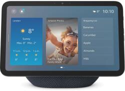 Amazon Echo Show 8 (de ultimă generație), afișaj strălucitor de 8, 7 inchi (22, 05 cm) la rezoluție HD cu sunet 3D și Alexa, versiune internațională, grafit - MD6NE4 (B0DYC16DF5)