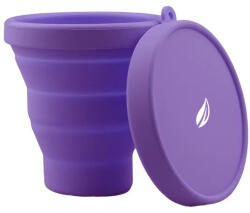 Linovit Store Sterilizator Cupe Menstruale, Linovit®, Pliabil, Silicon medical, Reutilizabil, 230ml, Mov (scm)