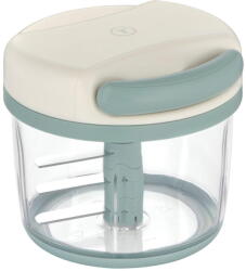 Tefal Tocator manual Tefal 5-Second K4330104, 3 lame din inox, mecanism de blocare, baza anti-alunecare, verde Masina de tocat manual