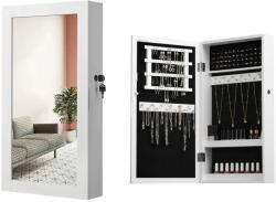 Songmics Home Dulap pentru bijuterii cu oglinda, Songmics, 37 x 67 x 10 cm, alb (JJC51WT) Masa de cafea