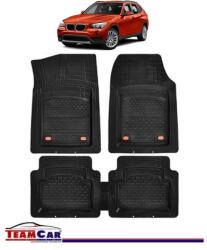TeamCar Covorase Auto TeamCar® Tip Tavita Compatibile BMW X1 E84 (2009-2015) Negru Material Rezistent (BMW-X1-E84-2009)
