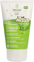 Weleda (Sz) Weleda Pezsdítő lime gyermek 2in1 tusfürdő és sampon 150ml
