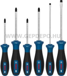 Bosch PRO Csavarhúzó készlet PH/PZ/SL, 6 részes (1600A039PD) - gepdepo