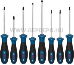 Bosch PRO csavarhúzókészlet PH/PZ/SL/TX, 8 részes (1600A039PF)