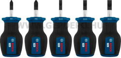 Bosch PRO marokcsavarhúzó PZ/SL készlet, 5 részes (1600A03HU7) - gepdepo