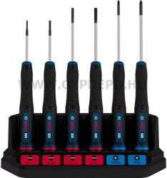 Bosch PRO precízióscsavarhúzó-készlet PH/SL, 6 részes (1600A039PL)