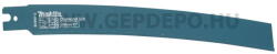 Makita Gyémánt szemcsés hajlított orrfűrészlap öntöttvas INOX, 280 x 1, 5 mm 5 db (E-26618)