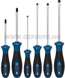 Bosch PRO Csavarhúzó készlet PZ/SL, 6 részes (1600A03HU4) - gepdepo