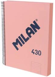 MILAN jegyzetfüzet, A4, 120 lap, vonalas, Pink