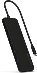 Satechi Hub USB-C Satechi Triple Display 13-in-1, HDMI, DisplayPort, Ethernet, negru (ST-P3D13K)