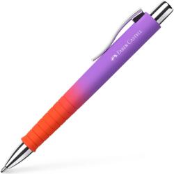 Faber-Castell Polyball Flow nyomógombos golyóstoll, Lila/narancssárga, XB (FC241133)