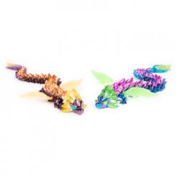 CrystaLynx Dragons mare flexibil Dragon Solaris 60 cm (6076880_SOLARIS) Figurina