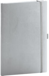 Presco Klasszikus notesz Balacron borítással silver, vonalas, 15x21cm, Presco (A-34591) - web24