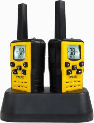 EVOLVEO FreeTalk 2W, PMR vysílačka s výkonem 0, 5 a 2W, žlutočerná (FT-2WYB)