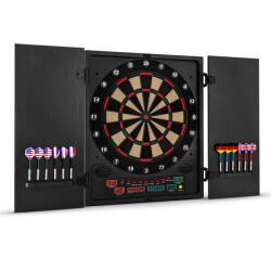 KLARFIT Dartmaster 180, negru - țintă electronică de darts cu uși și săgeți. (DRB-Dartmaster 180) (DRB-Dartmaster 180)