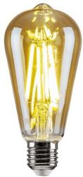 Rábalux LED filament, E27, ST64, 10W, borostyán (79226)