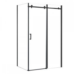 Leziter Bold-in 80x100 cm aszimmetrikus zuhanykabin zuhanytálca nélkül (LB80100B) - homelux