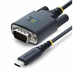 StarTech USB-C RS-232 Null modem Összekötő Fekete 2m 1P6FFCN-USB-C-SERIAL (1P6FFCN-USB-C-SERIAL)