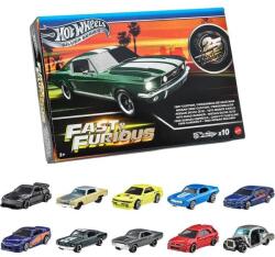 MATTEL Hot Wheels 25JCT92 Fast & Furious Furios și iute Mașinuțe 10-pachet (25JMH16)