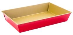 Chomik Formă de pâine cu suprafață antiaderentă 30x11x7, 5cm auriu-roșu 69219 (SNB3528)