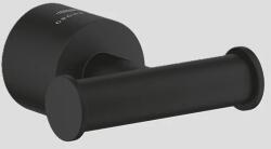 GROHE Cuier dublu baie, pentru halat, fixare ascunsa, negru - Phantom Black, Grohe SPA Atrio 40890KF0 40890KF0 (40890KF0)