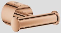 GROHE Cuier dublu baie, pentru halat, fixare ascunsa, cupru lucios (Warm Sunset), Grohe SPA Atrio 40890DA0 40890DA0 (40890DA0)