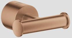 GROHE Cuier dublu baie, pentru halat, fixare ascunsa, cupru mat (Brushed Warm Sunset), Grohe SPA Atrio 40890DL0 40890DL0 (40890DL0)