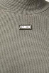 HUGO Blue блуза с дълги ръкави дамска от памук с еластан Easy Longsleeve_B (50525318)