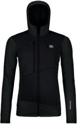 ORTOVOX Fleece Grid Hoody Women's Black Raven Női melegítőfelső L