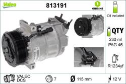 VALEO 813191 - Compresor, climatizare - COMPRESOR A-C - compatibil Renault - VALEO-813191 (VALEO813191)