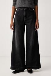 Weekend Max Mara széles szárú női farmer WKDCIRO - fekete 42
