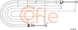 Cofle 11.6571 - Cablu, frana de parcare - CABLU. FRANA DE PARCARE - compatibil Renault - Cofle-11.6571 (COFLE116571)