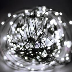 Somogyi Elektronic ML1000WH micro LED-es fényfüzér, 1000db hidegfehér micro LED, 50 méter, 8 program, időzítő, távirányító, adapteres tápellátás, kül- és beltéri kivitel (ML1000WH) - mentornet