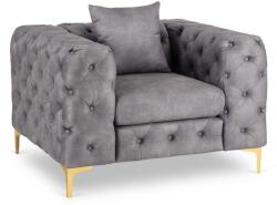 Rauman Casur Velvet fotel, szürke