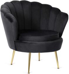 Rauman Salbar Velvet fotel, fekete
