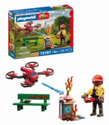 Playmobil Jucarie De Rol Drona De Pompieri - Playmobil Action Heroes (pm72197)