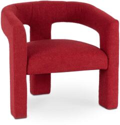 Rauman Zovero Bouclé fotel, piros