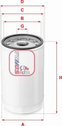 Sofima S 3140 R - Filtru hidraulic, sistem directie - Sofima-S 3140 R (SOFIMAS3140R)