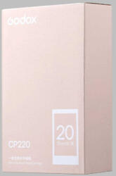 Godox CP220 integrált festékszublimációs fotópapír P100 nyomtatóhoz -20 lap (D320661)