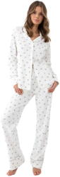 Sensis pijama damă cu nasturi Sensis Monroe ecru Interlock: M (34875 M)