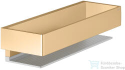 RamonSoler Keuco EDITION 11 30 cm-es polc, szálcsiszolt sárgaréz 11158250000 (11158250000)
