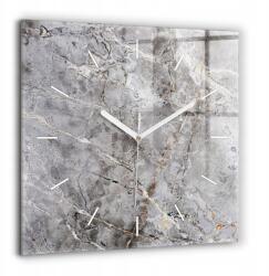  Négyzet alakú Üveg Falióra Konyha Szürke gránit márvány 60x60 cm (010010500080100271123)