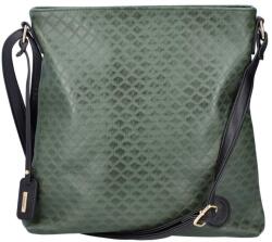 RIEKER Geanta dama, Rieker, H1033-54-Verde, de umar, piele ecologica, casual, cu accesorii metalice, verde