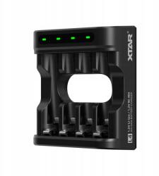 Xtar Akkumulátortöltő R03 Aaa és R6 Aa Li-ion 1, 5V NiMH Xtar L4 akkumulátorokhoz (L4)