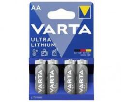 VARTA 4x Aa R6 lítium elem Varta 1.5V L91 B4 (BAVA 6106)
