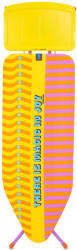 Brabantia Solid Steam Unit Holder vasalódeszka 1240x450mm - C méret, fix vasalótálca gőzállomásokhoz, D=22mm sárga váz, Yinka Ilori huzat - 207129 (207129) Vasalódeszka