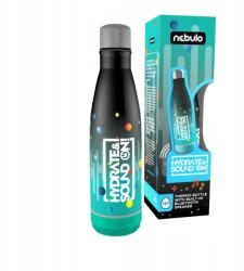 Nebulo Nebulo: Thermo Kulacs 460ml beépített Bluetooth hangszóróval fekete-türk (Nebulo: Thermo Kulacs 460ml beépített BLUETOO)